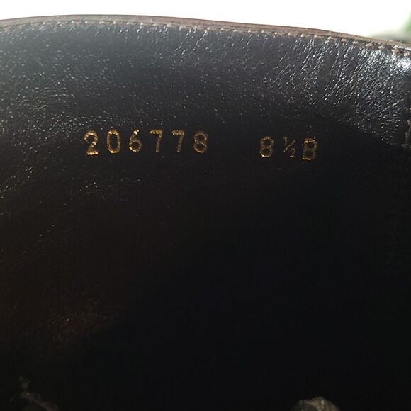 Authentic Gucci Elizabeth Brown Leather Knee Mid Calf Boots EUC STUNNING - Picture 11 of 11